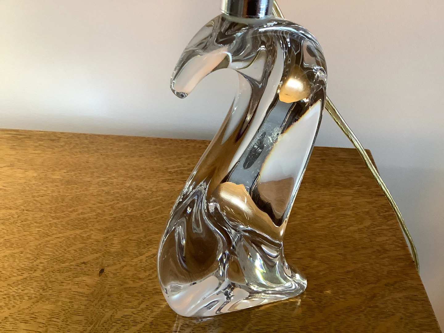 Vt Hd Crafted Saint Louis Crystal Table Lamp 🐞 - photo 5