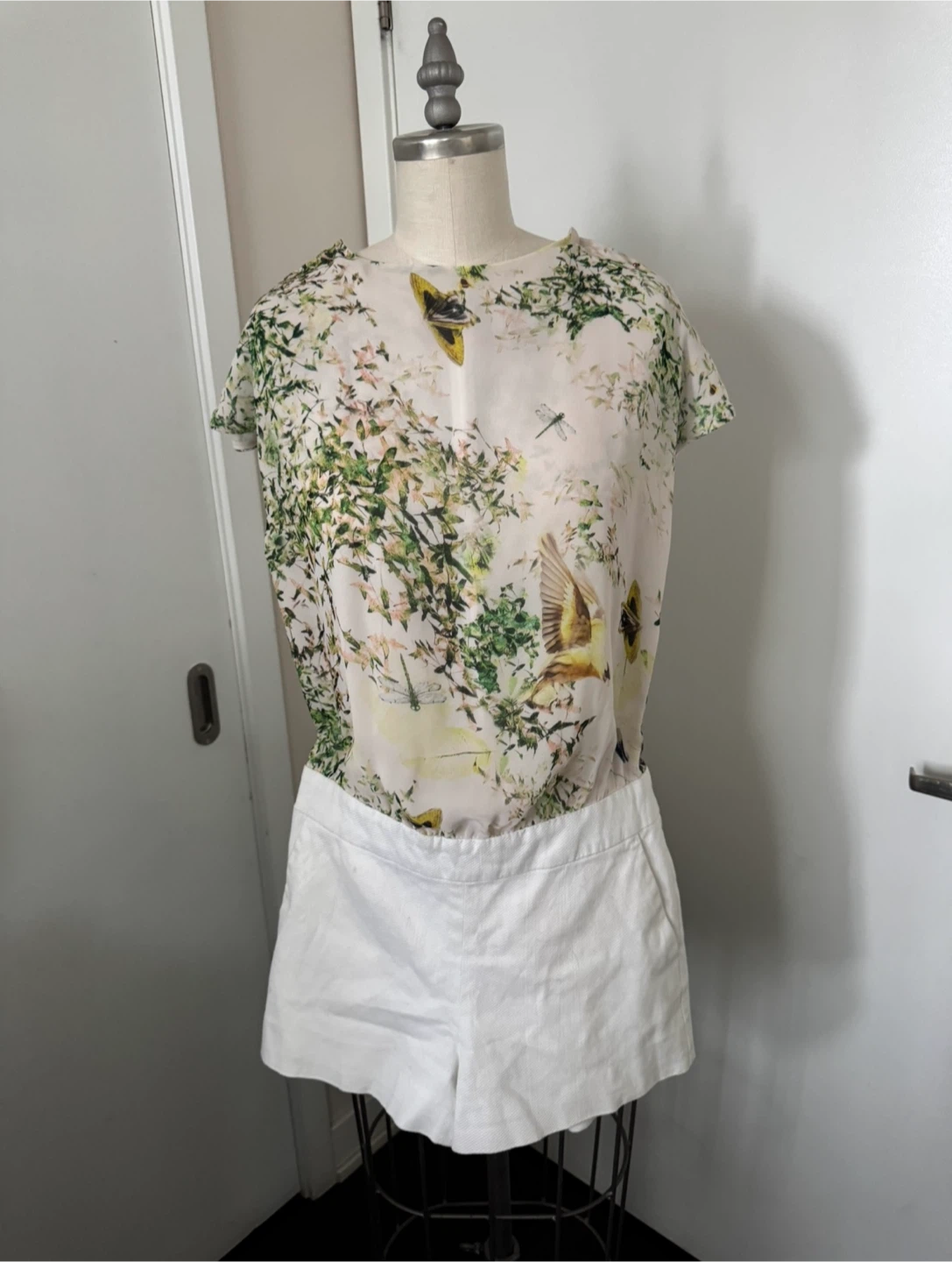 TED BAKER Size 1 Romper/ Shorts and Top together