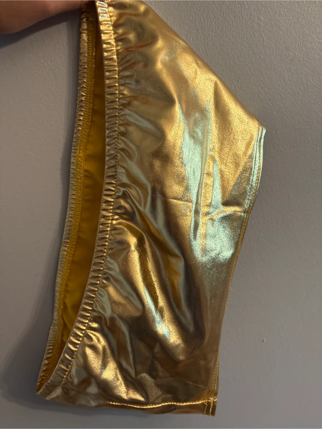 Gold Metallic tube top - photo 2