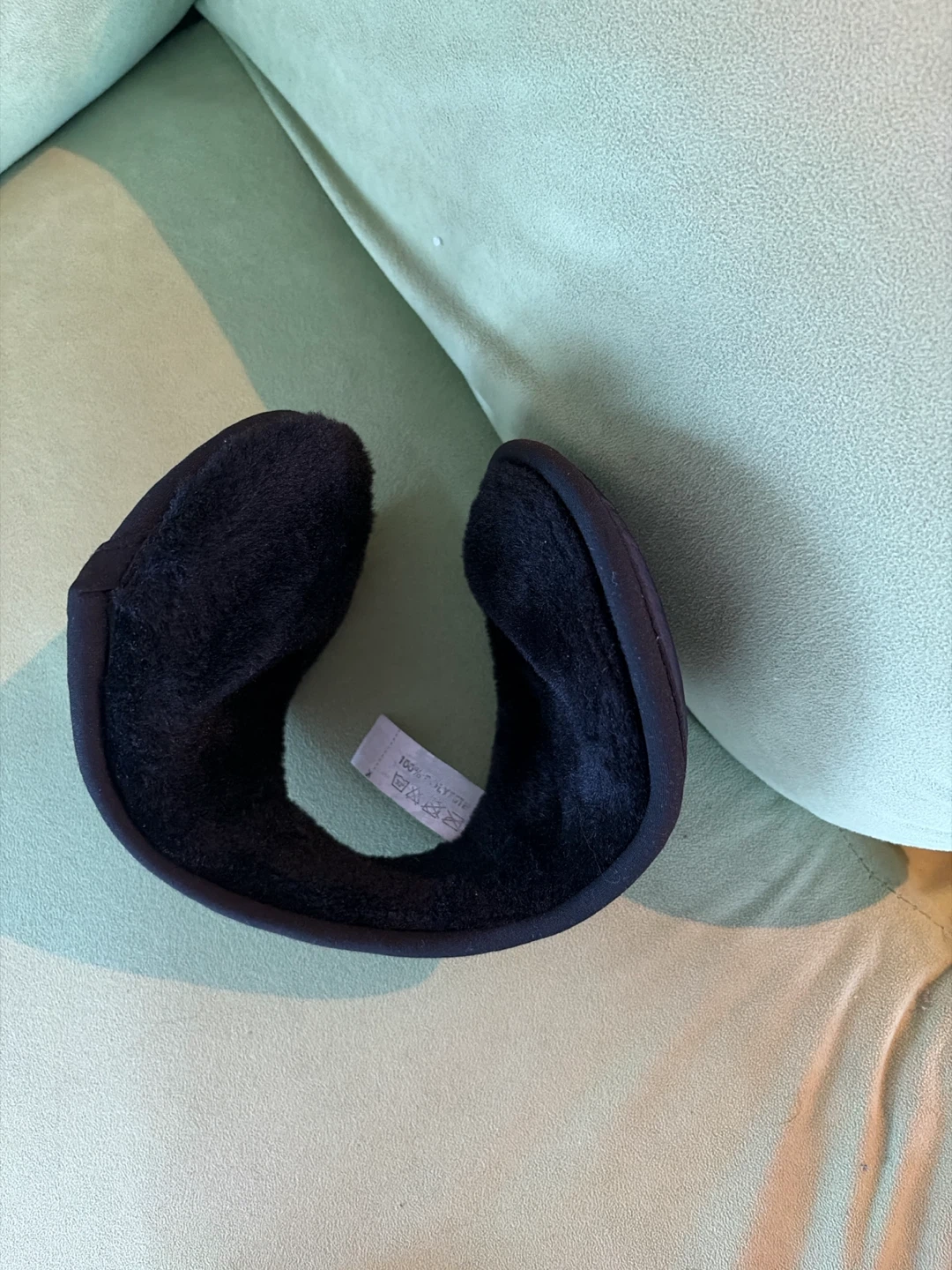 Black Fleece Lined Ear Warmers