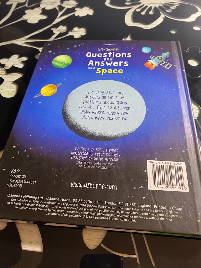 Usborne Lift-the-flap Questions and Answers about Space - photo 2