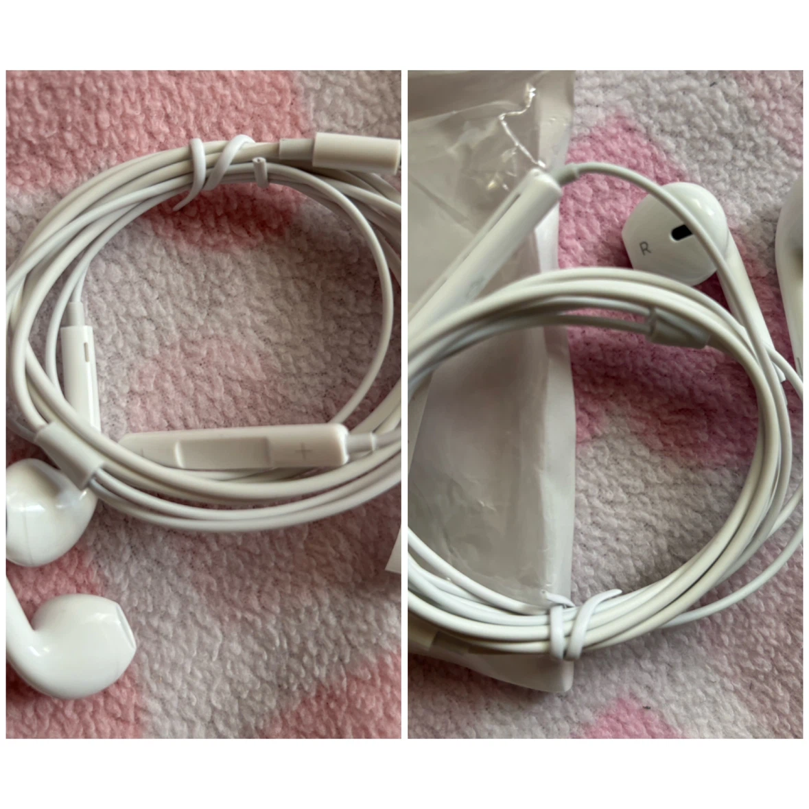 2 White Earbuds