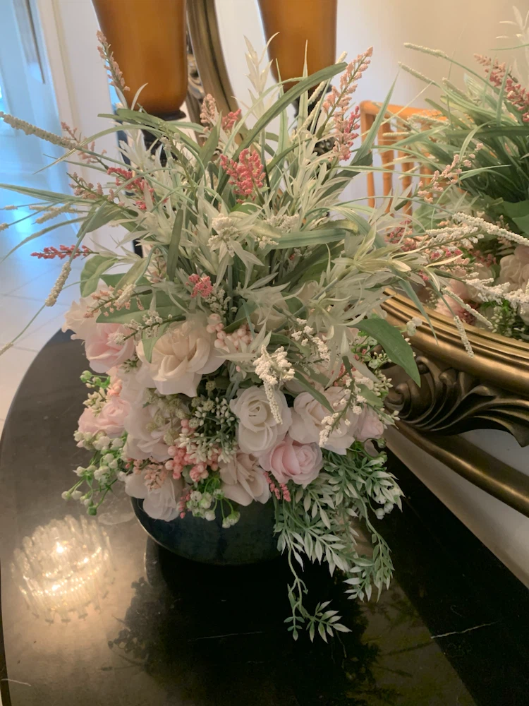 Artificial Floral Arrangement with Vase - photo 2