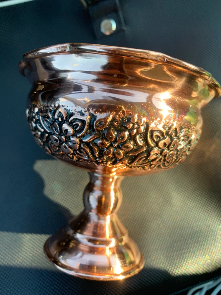 Decorative Copper Chalice Bowl