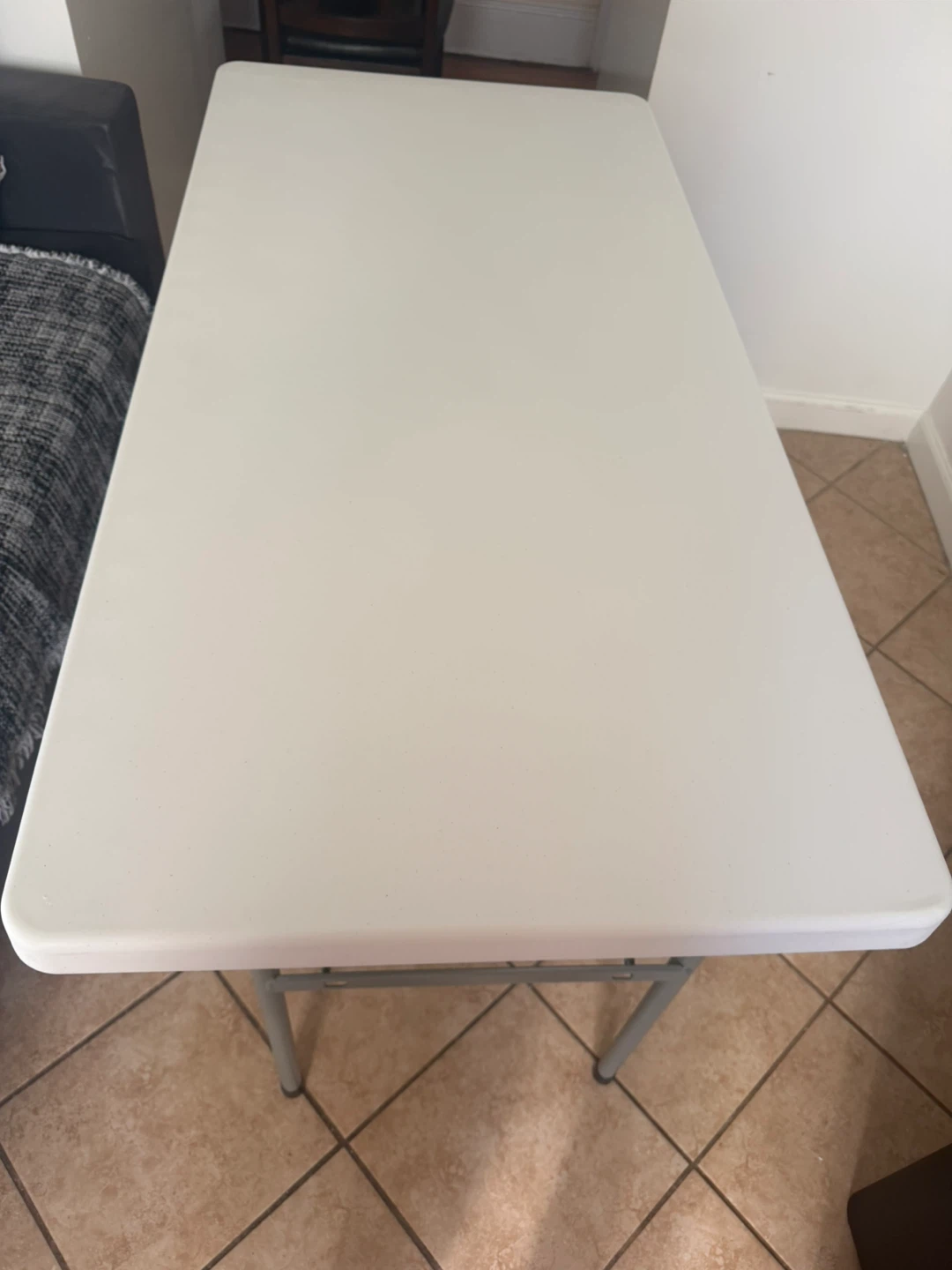 White Folding Table - photo 2