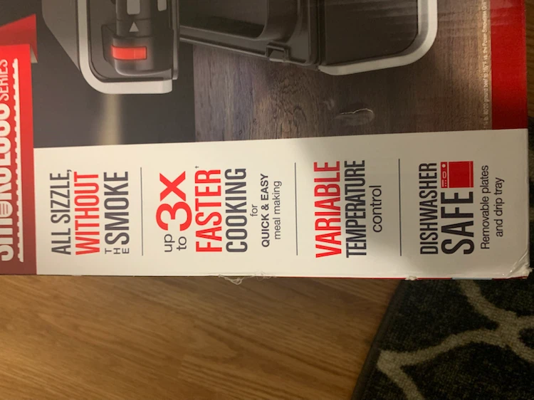 George Foreman Smokeless Grill Family Size - photo 3