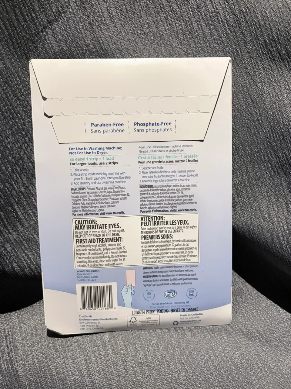Tru Earth Fresh Linen Fabric Softener Eco Strips (32 ct) - photo 2