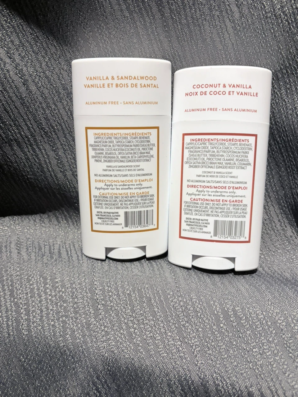 Native Deodorant  (Vanilla & Sandalwood, Coconut & Vanilla) - photo 2