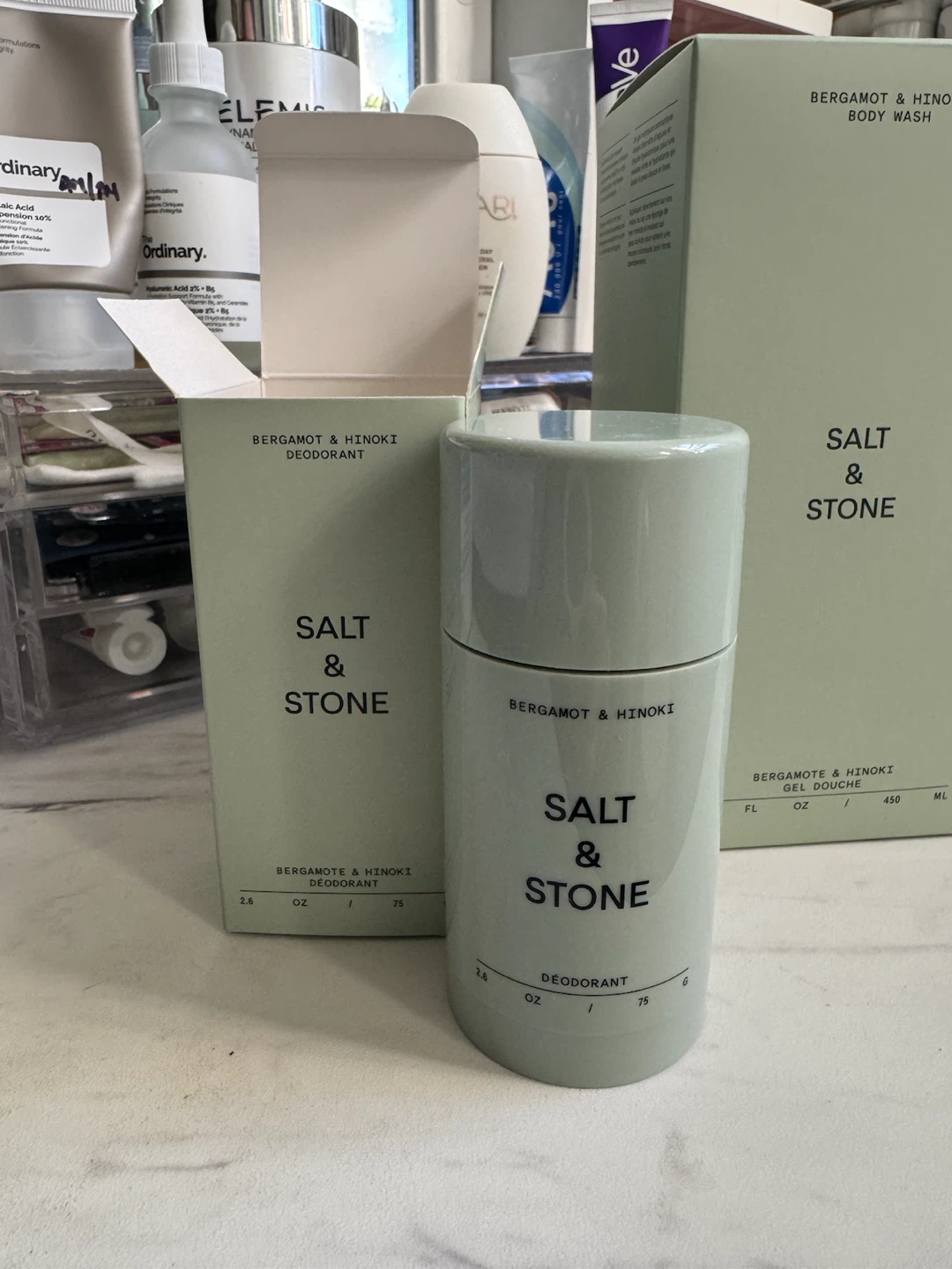 Salt & Stone Bergamot & Hinoki Deodorant and Body Wash - photo 2