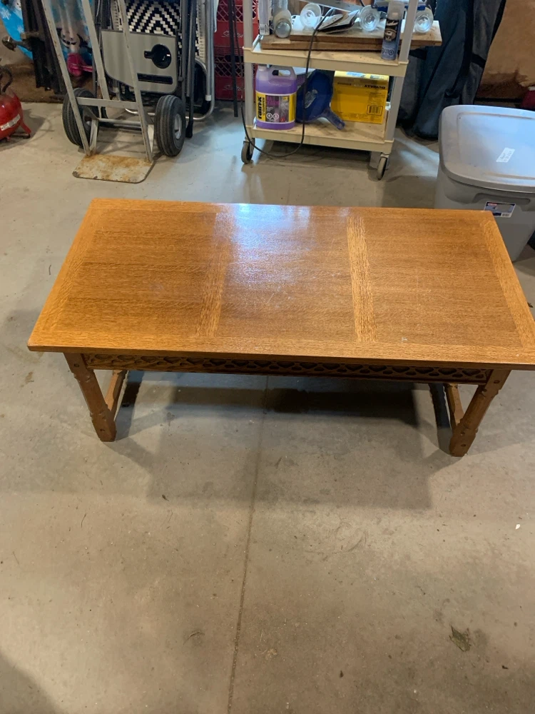 Vintage Oak Coffee Table
