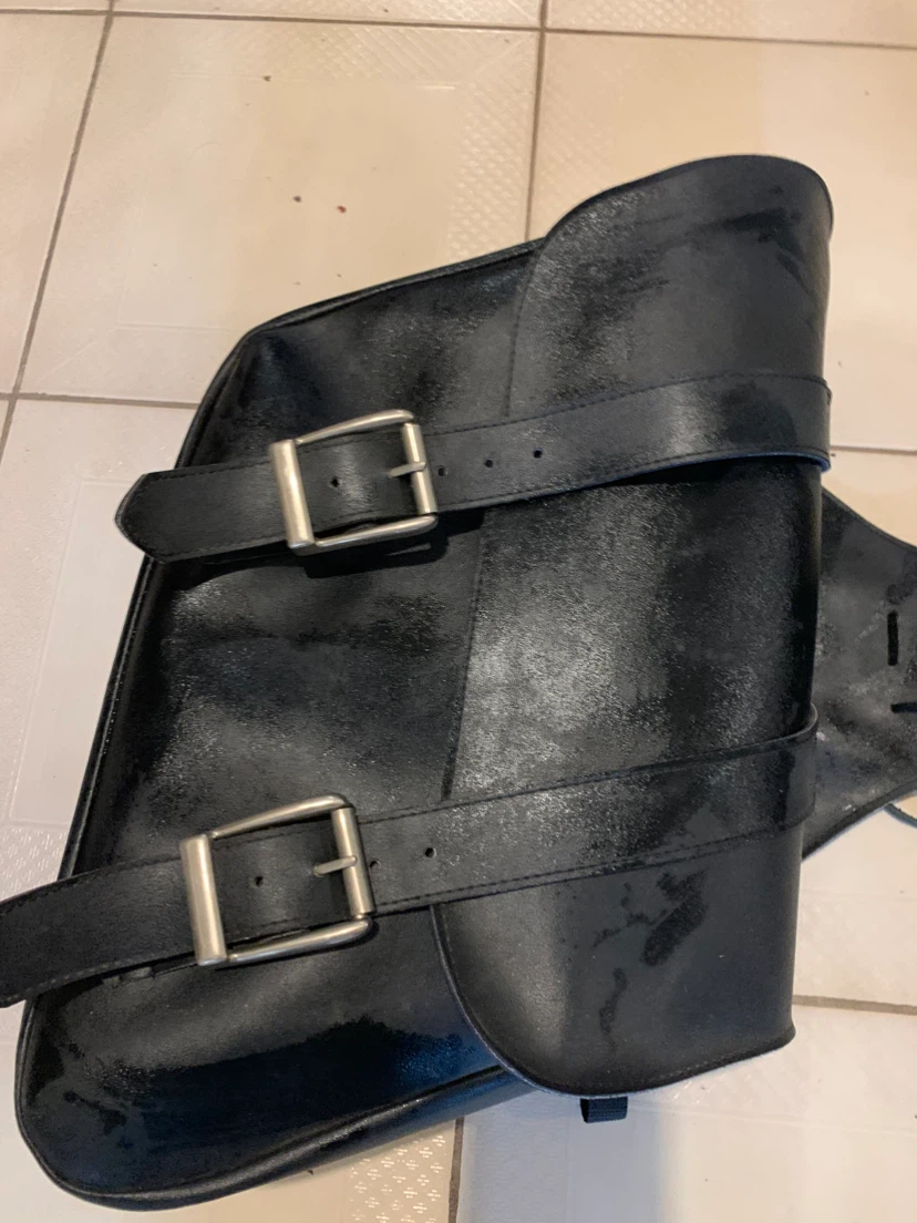 Black Motorcycle Saddlebags - photo 2