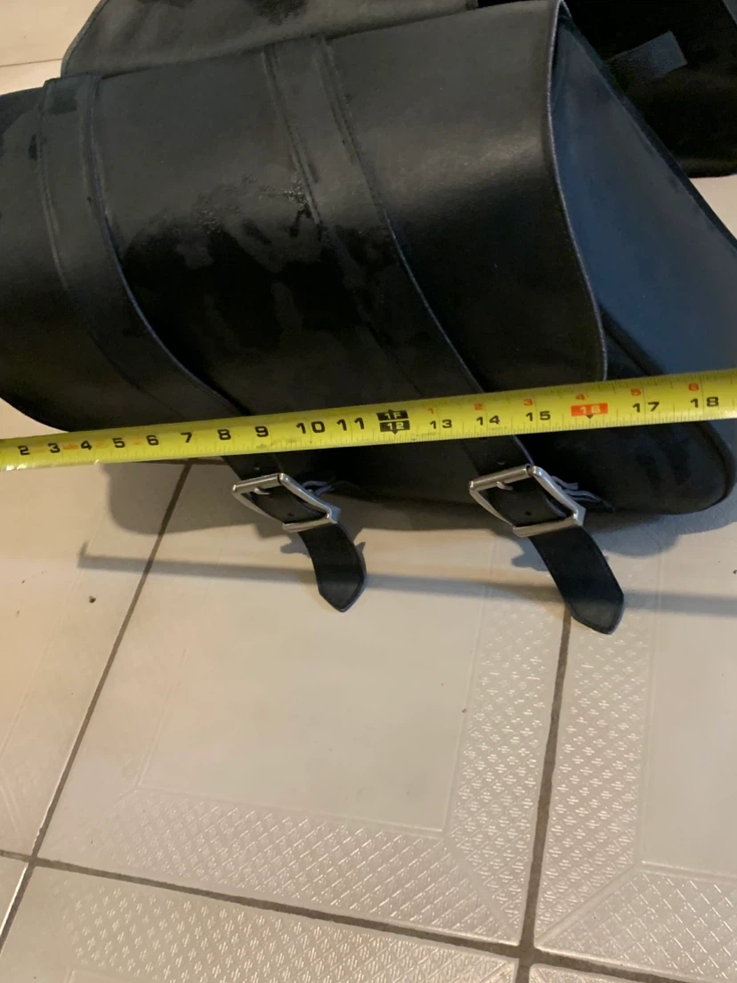 Black Motorcycle Saddlebags - photo 3