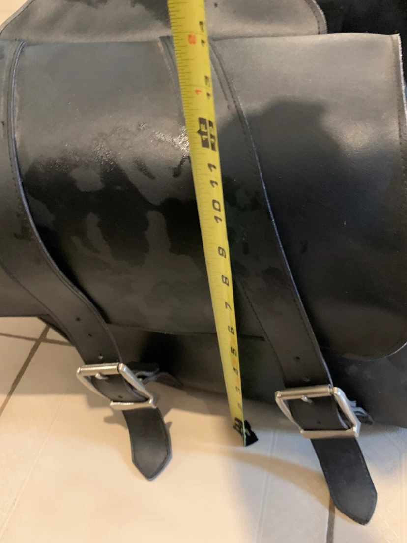 Black Motorcycle Saddlebags - photo 5