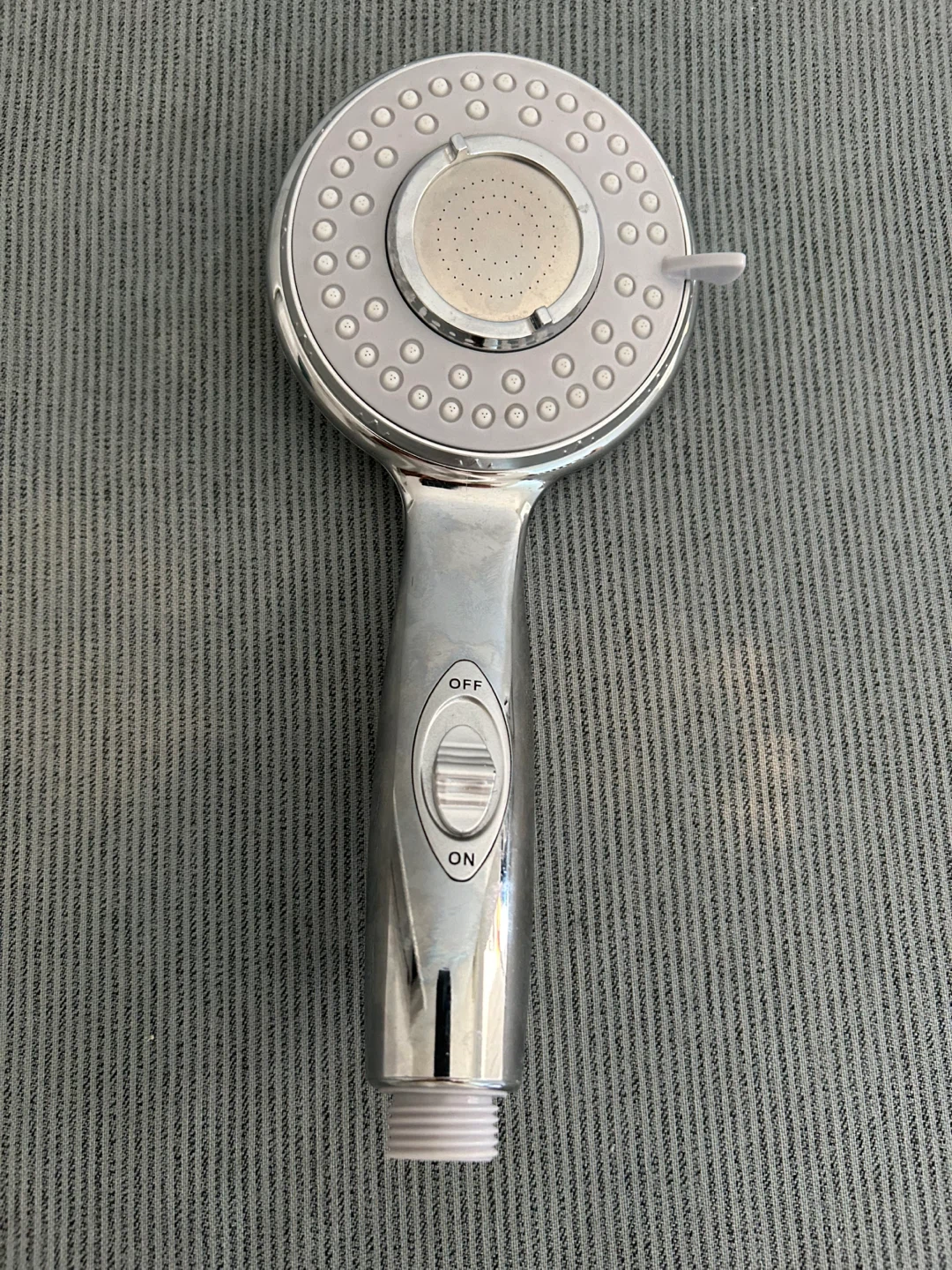 Chrome Handheld Shower Head with ON/OFF Switch