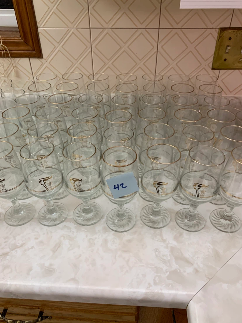 Set of Calgary 1988 Olympic Commemorative Glasses