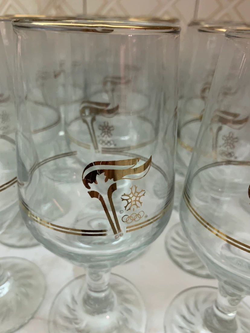 Set of Calgary 1988 Olympic Commemorative Glasses - photo 2