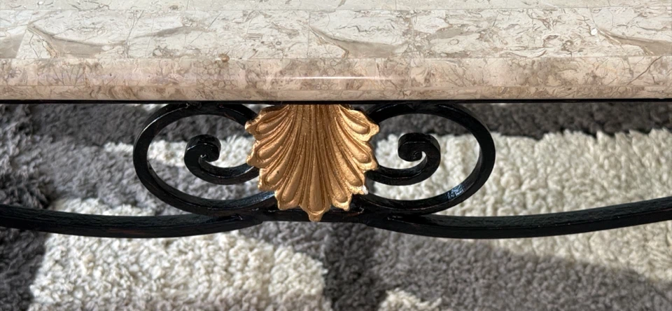 Coffee Table-Rectangle and Wrought Iron-Vintage! - photo 3
