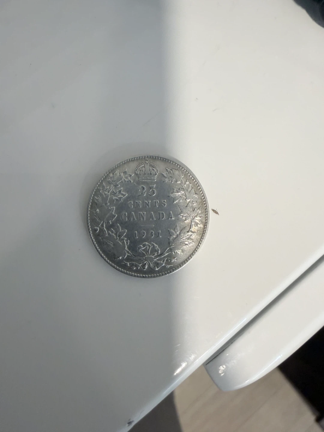 1931 Canadian 25 Cent Coin