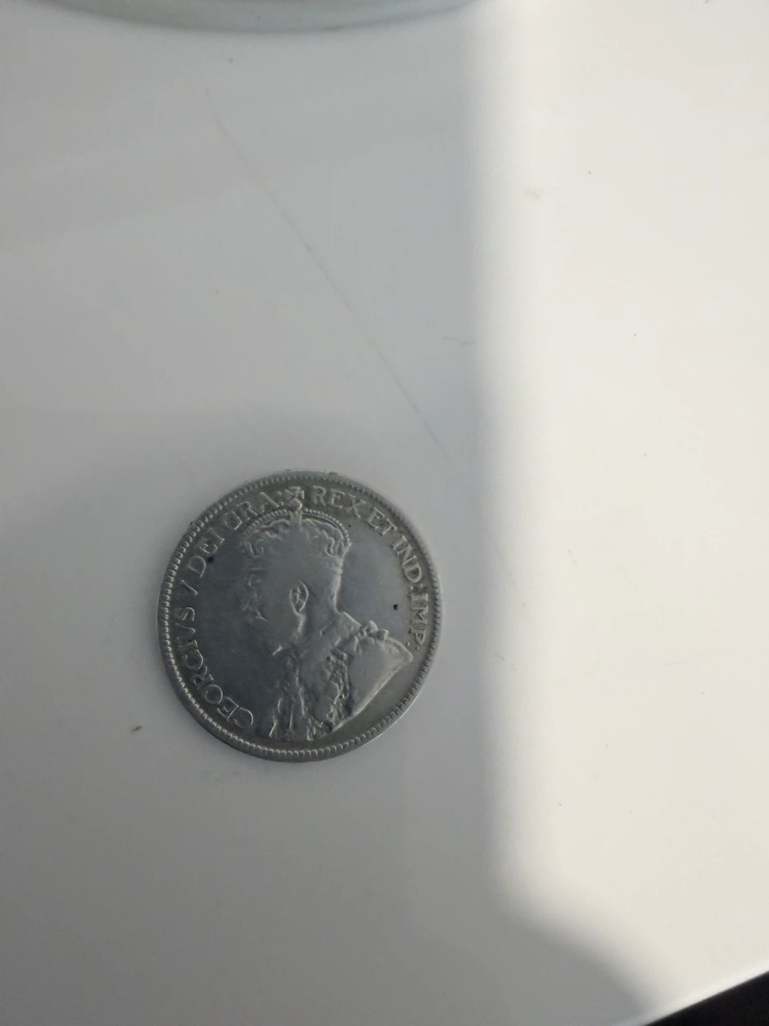 1931 Canadian 25 Cent Coin - photo 2