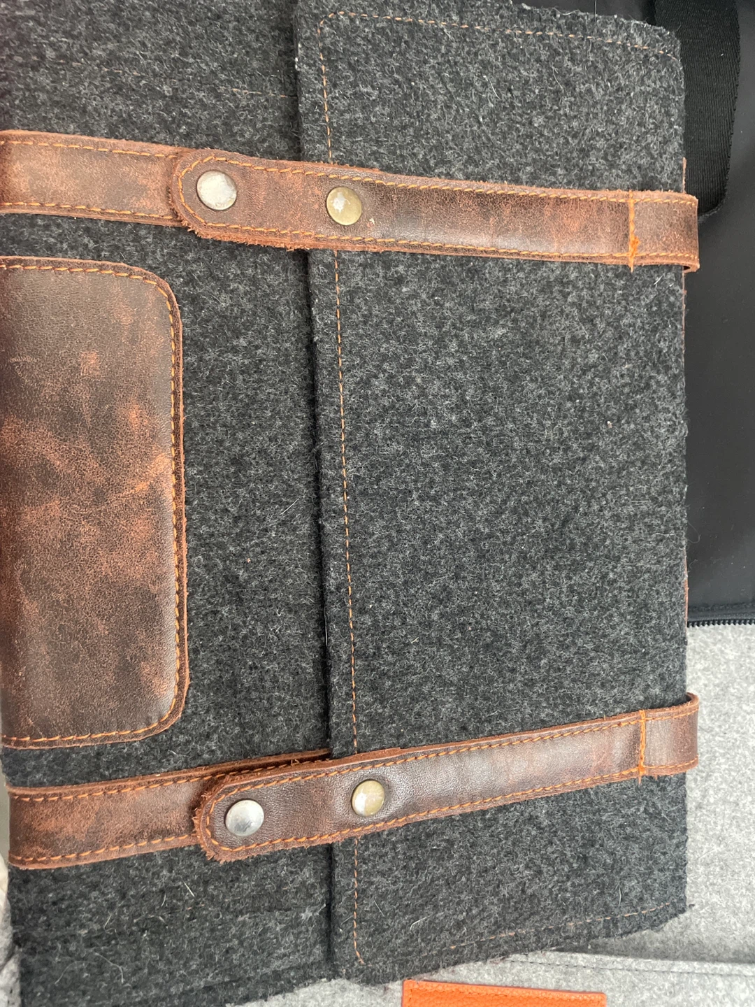 17" Laptop Sleeve with Leather Accents - photo 5