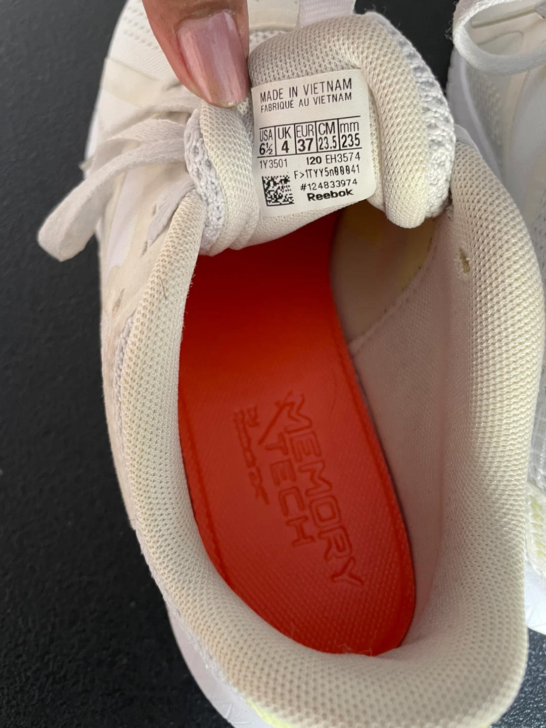 Reebok Memory Tech Running Shoes White - photo 5