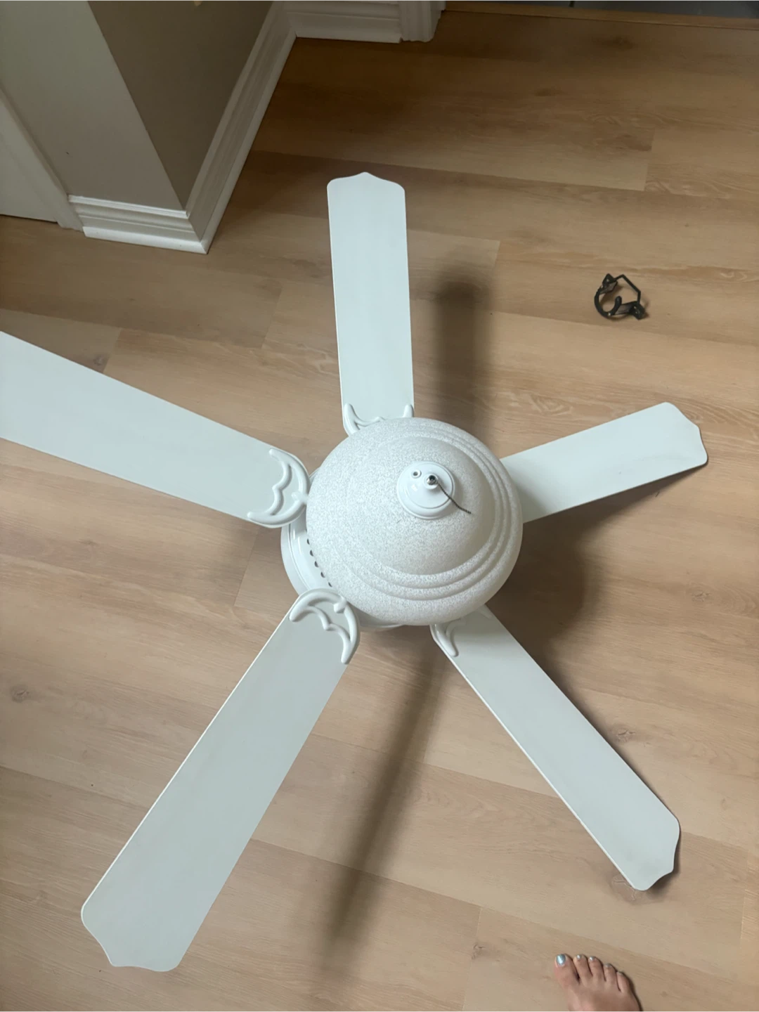 White 5-Blade Ceiling Fan - photo 3