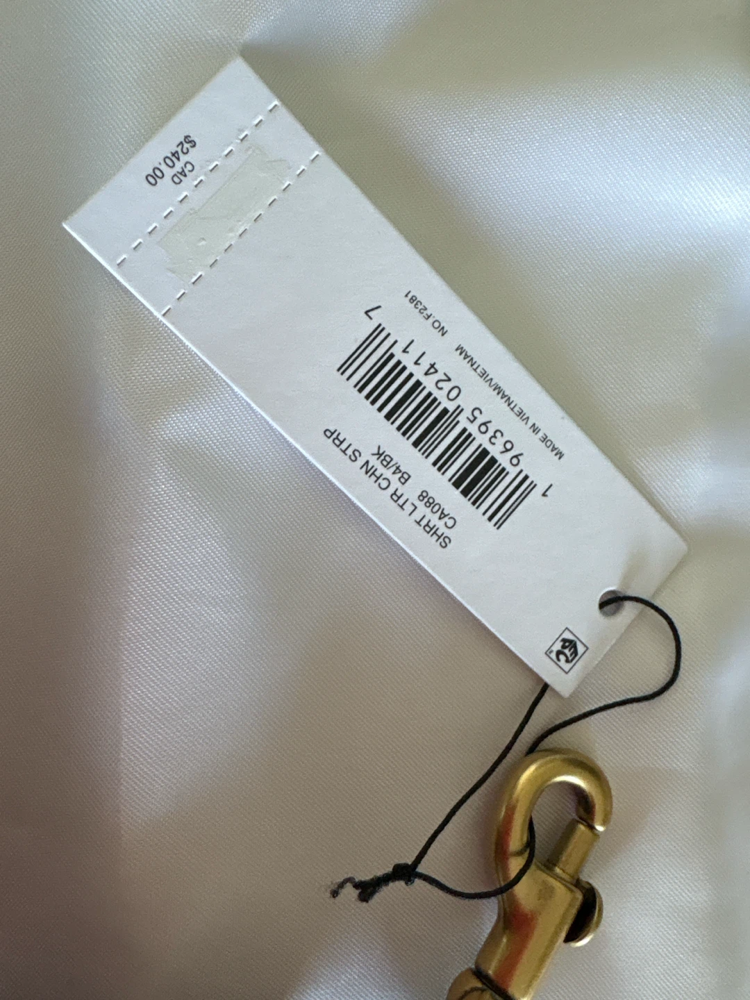 Coach Leather Chain Shoulder Strap - photo 2