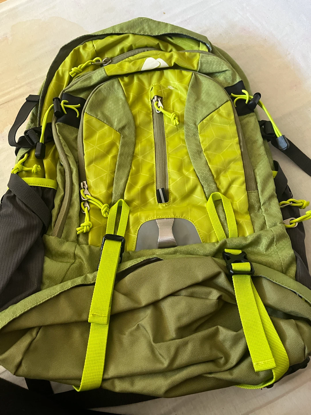 Green Hiking Backpack
