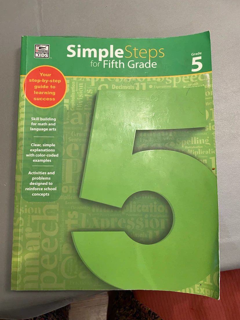 Simple Steps for Fifth Grade Workbook