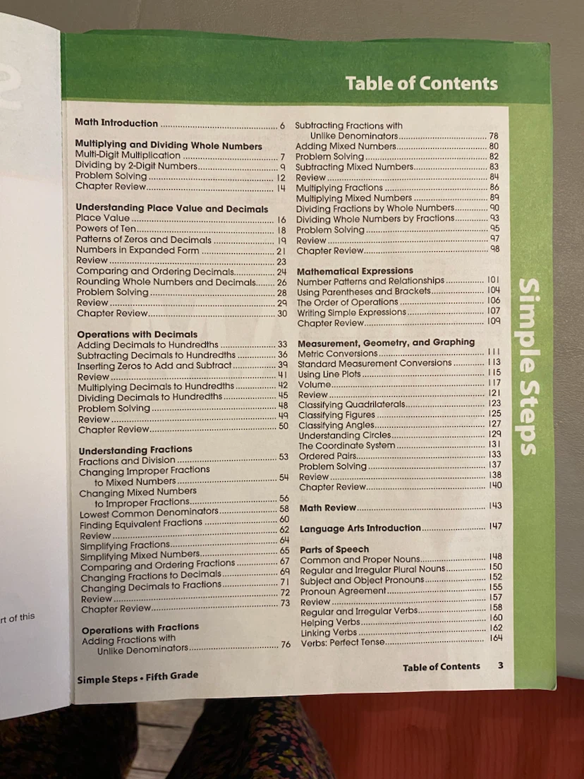 Simple Steps for Fifth Grade Workbook - photo 2