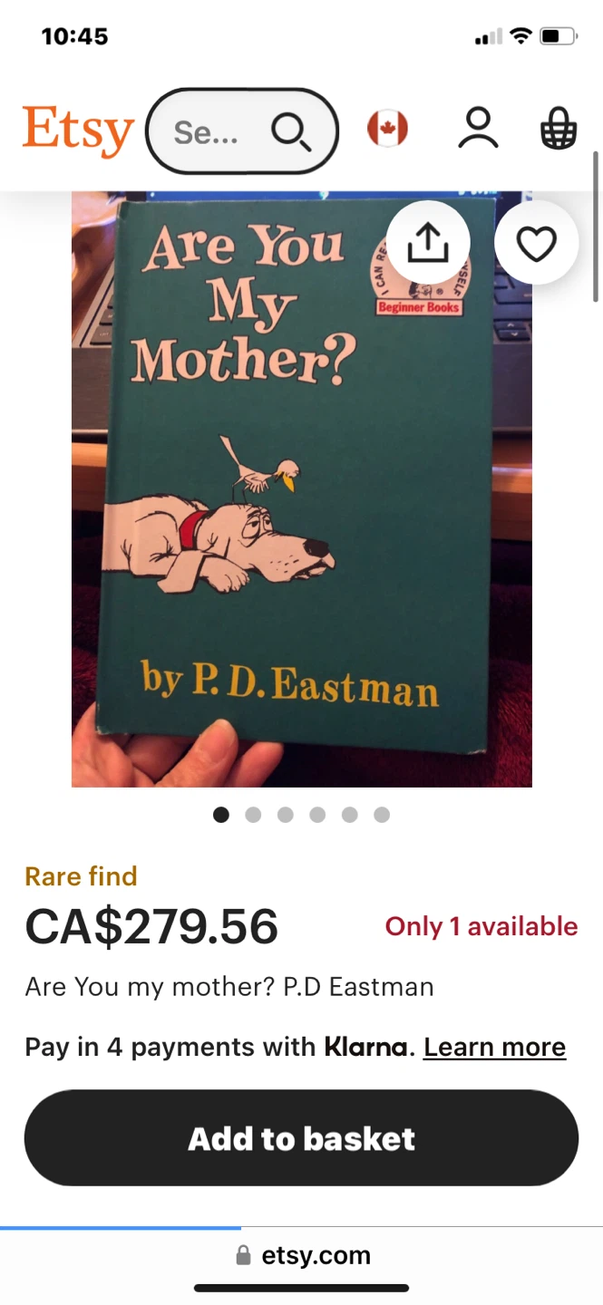 Are You My Mother? by P.D. Eastman Children's Book