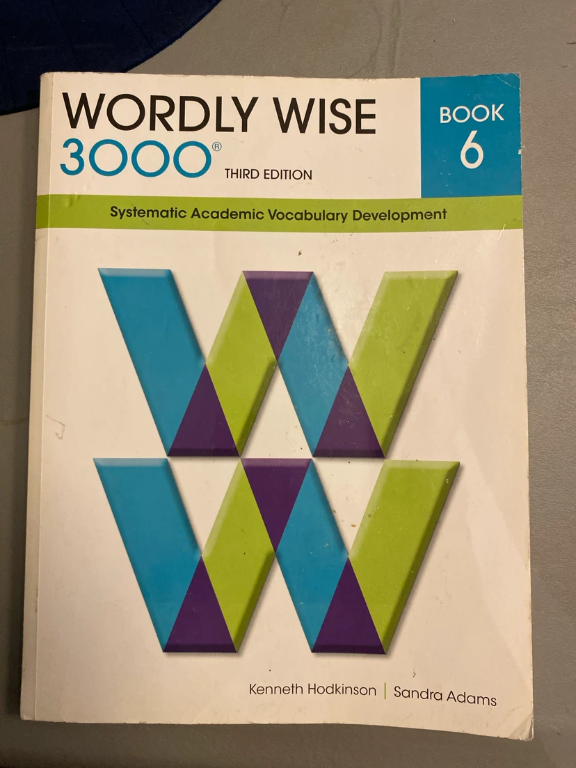 Wordly Wise 3000 Book 6 Third Edition