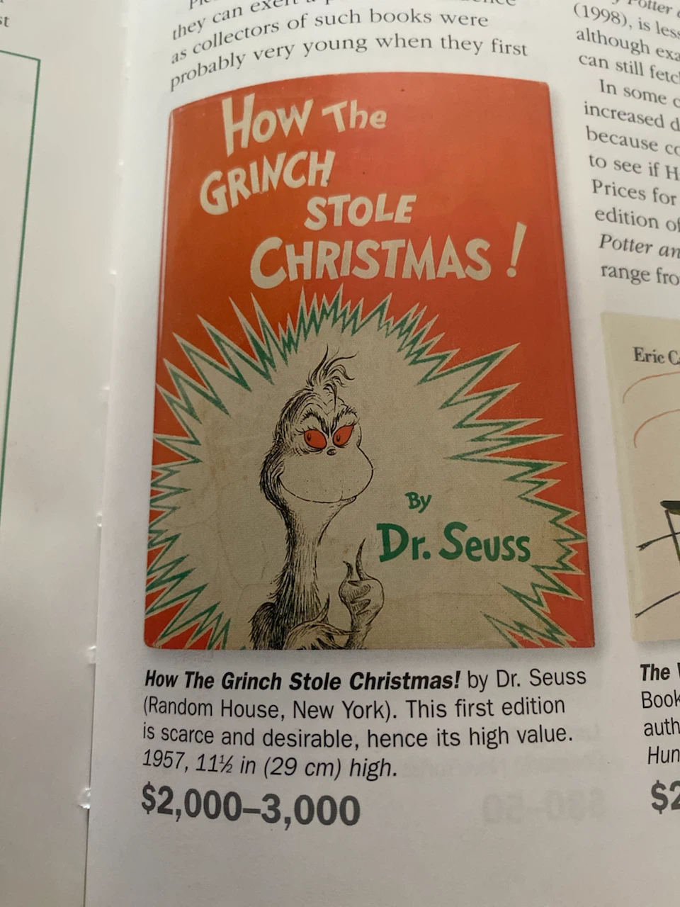 How The Grinch Stole Christmas! by Dr. Seuss First Edition - photo 2