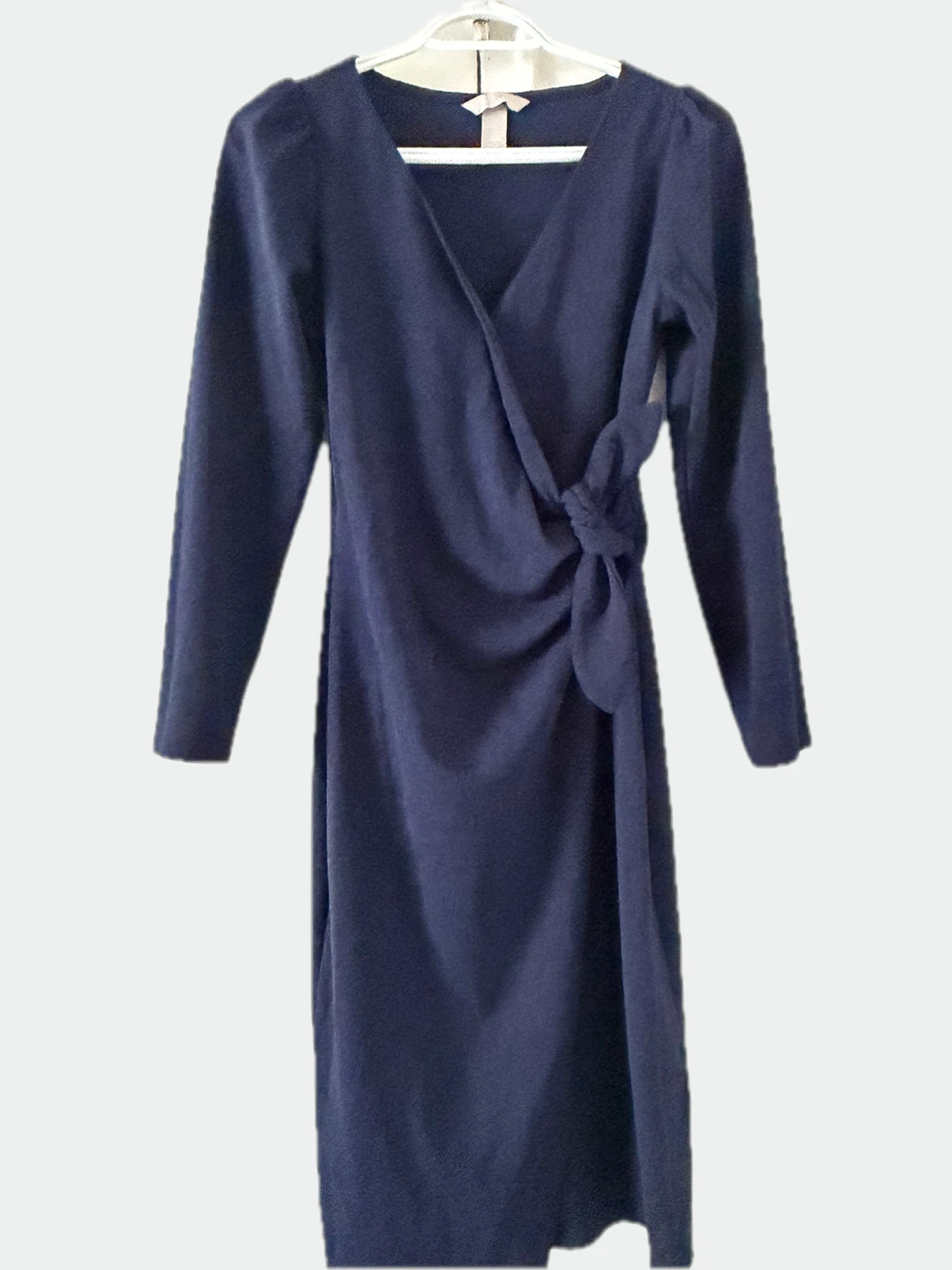 H&M Navy Blue Wrap Dress