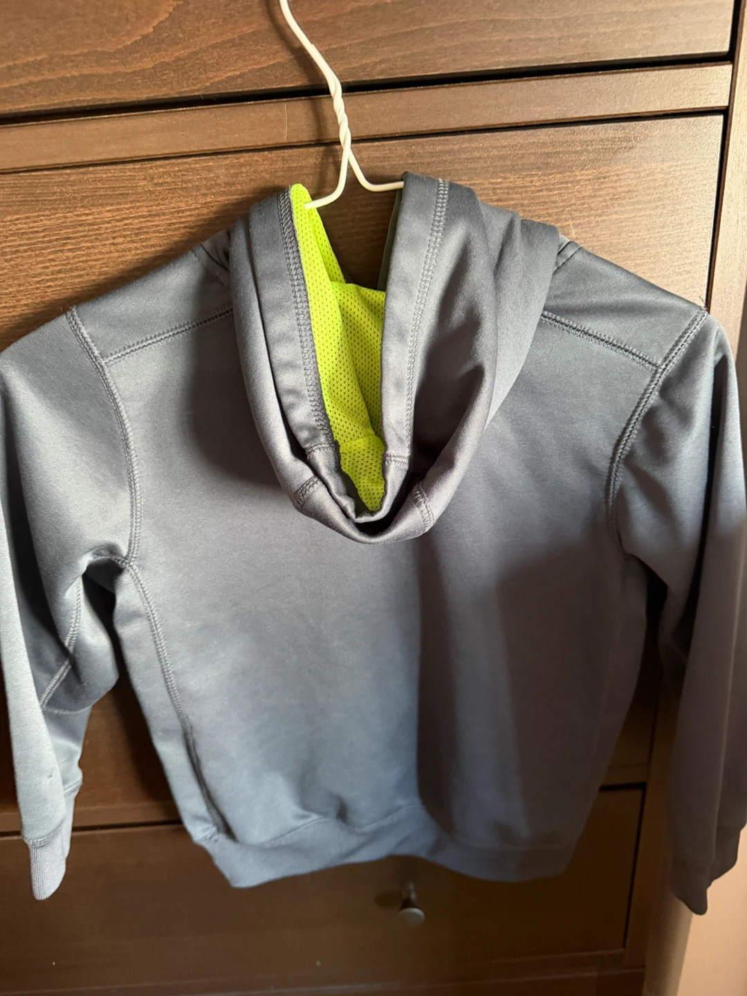 Nike Grey & Yellow Graphic Hoodie - photo 2