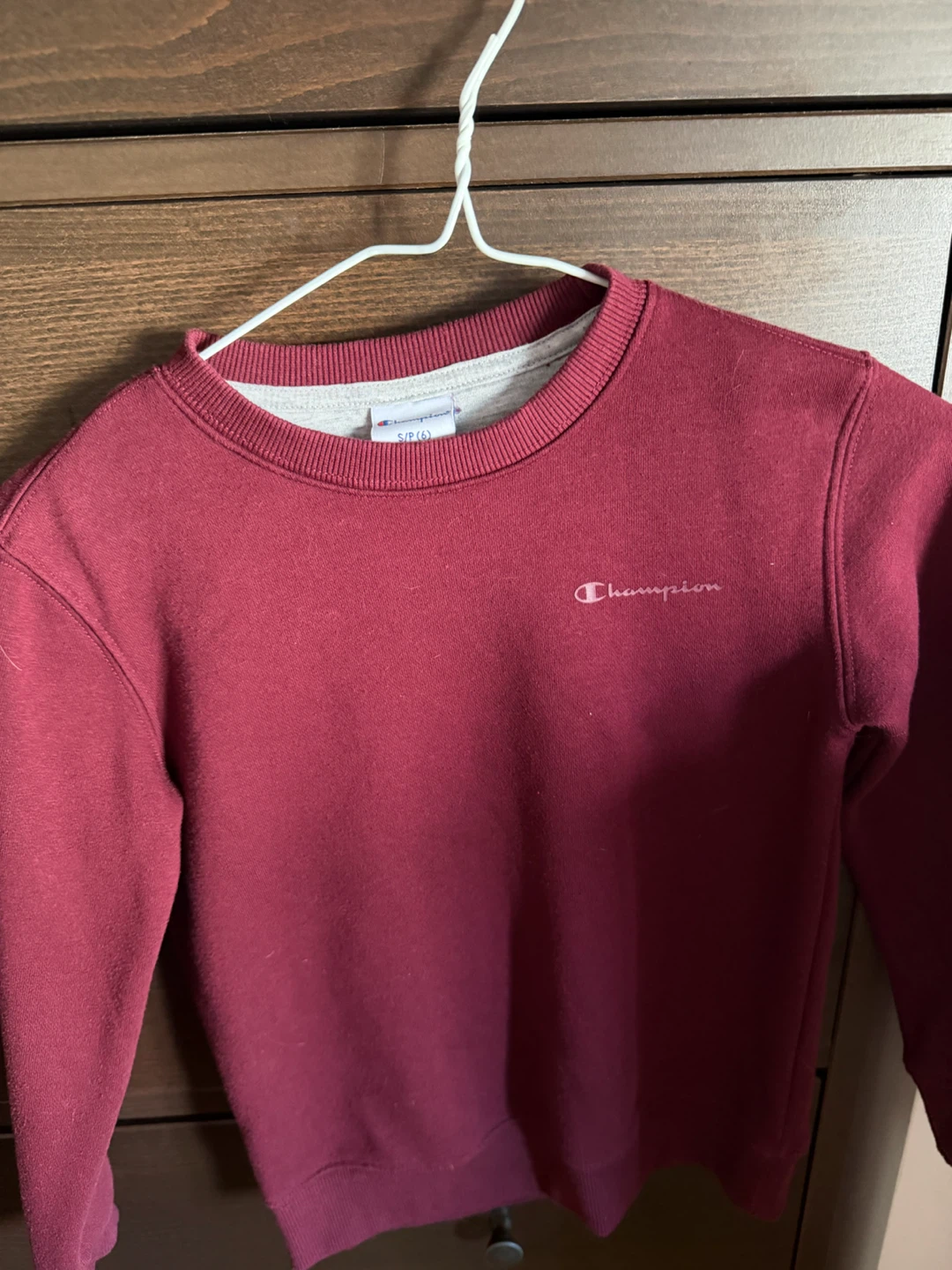 Champion Burgundy Crewneck Sweatshirt