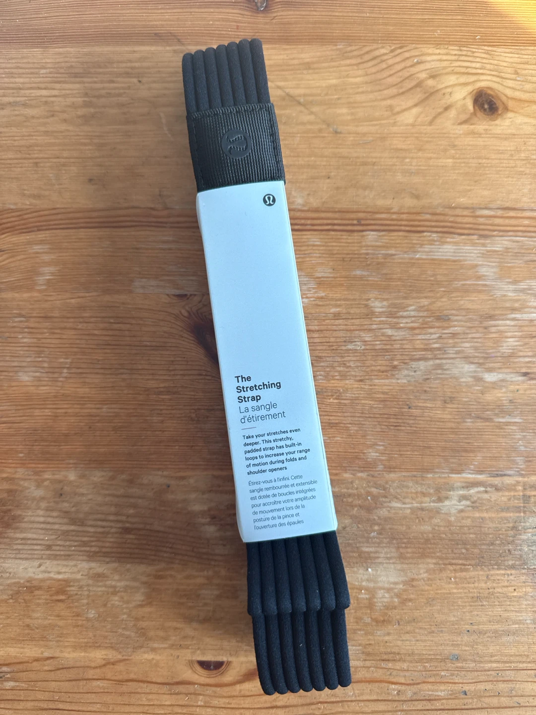 Lululemon The Stretching Strap Black 108cm