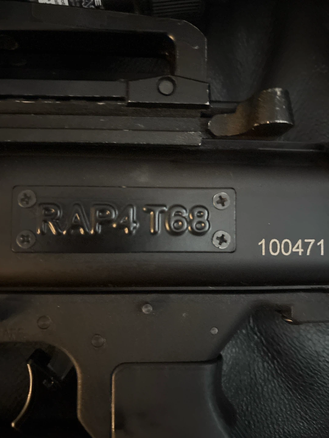 RAP4 T68 Paintball Marker and Tippmann Tank