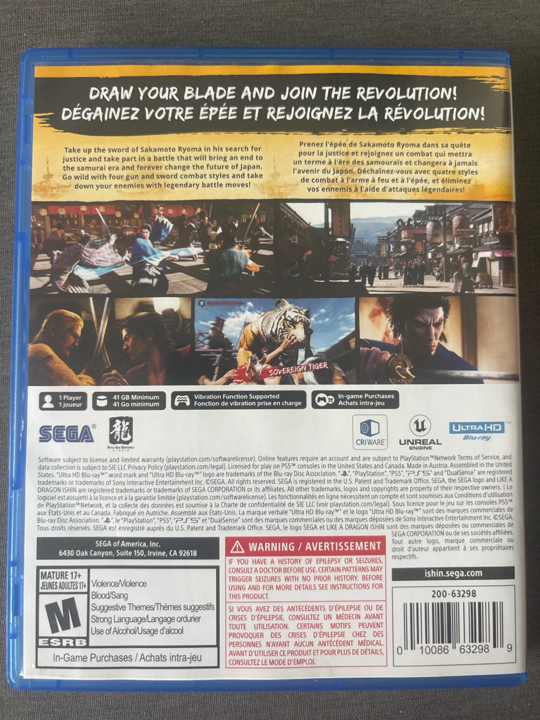 Like a Dragon: Ishin! PS5 Video Game - photo 2
