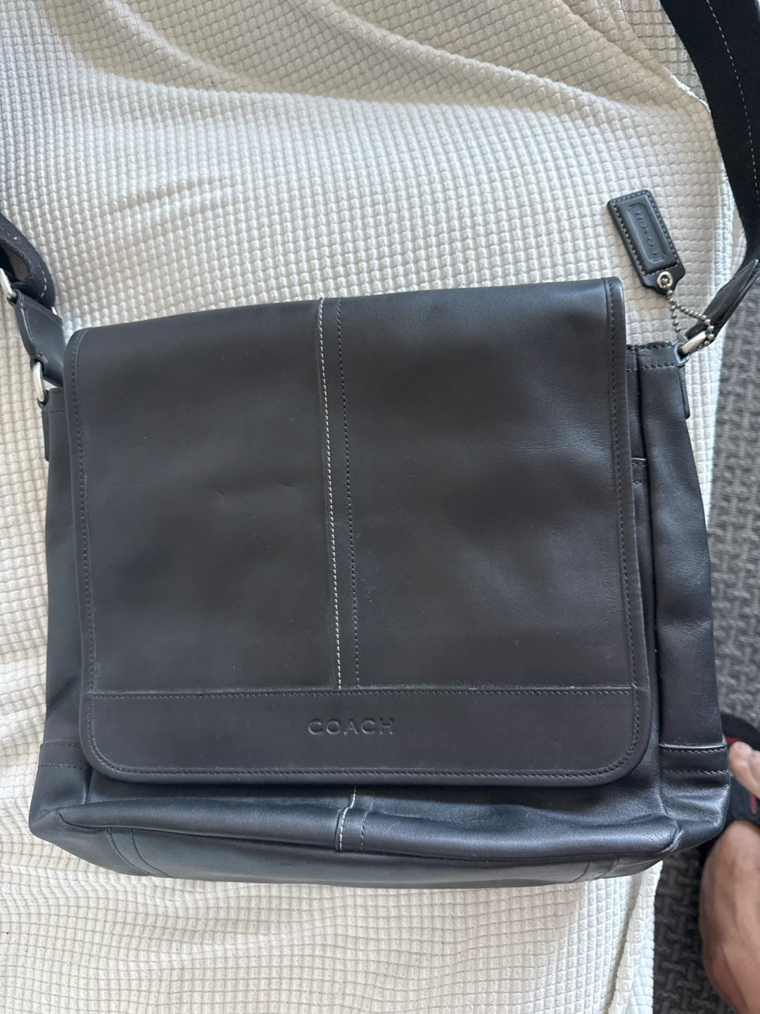 Coach Leather Messenger Bag