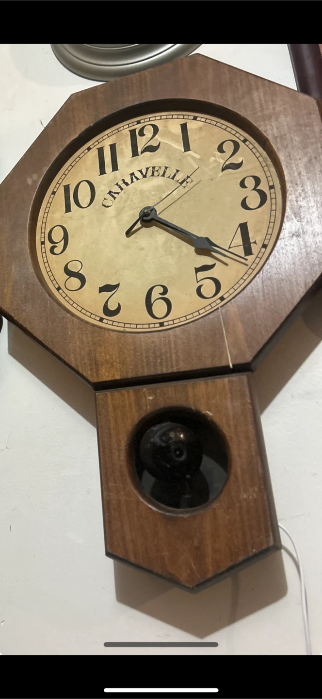 Hoover Floor Polisher, clocks, wall hangings, painting easel