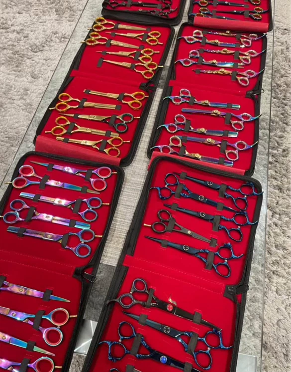 Barber scissors, haircut shears