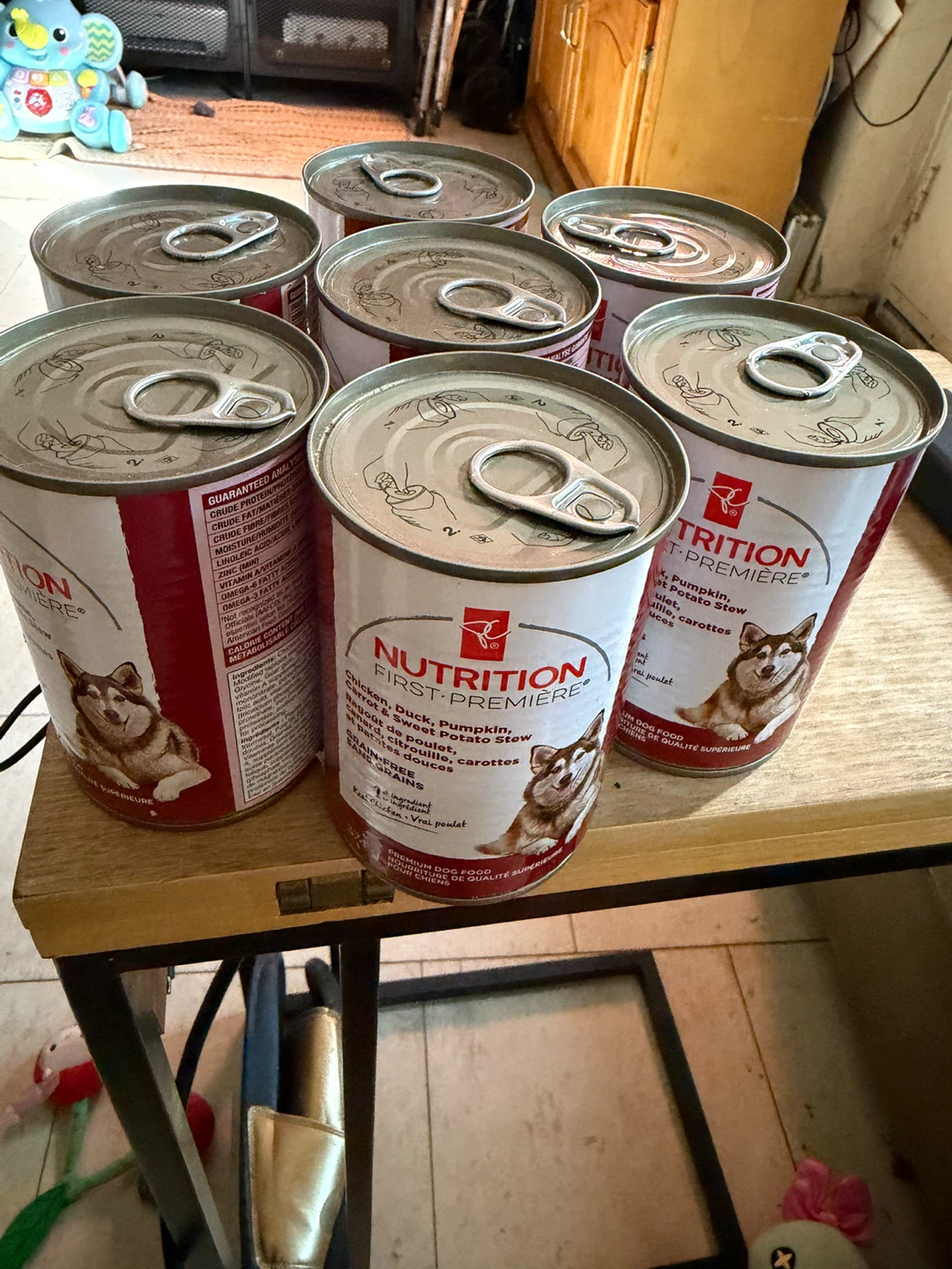 7 Cans PC Nutrition First Dog Food - photo 2