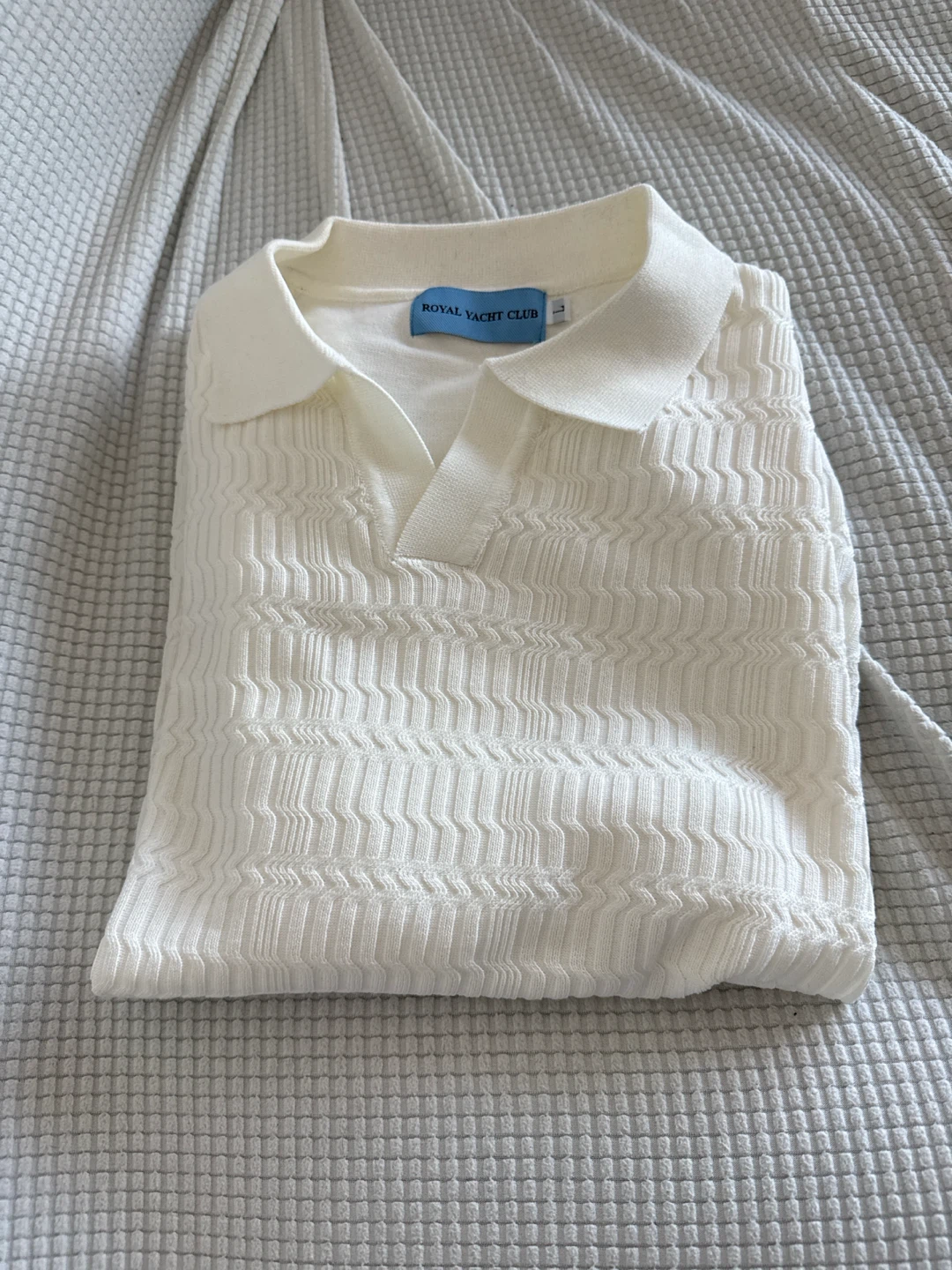 Royal Yacht Club White Polo Shirt