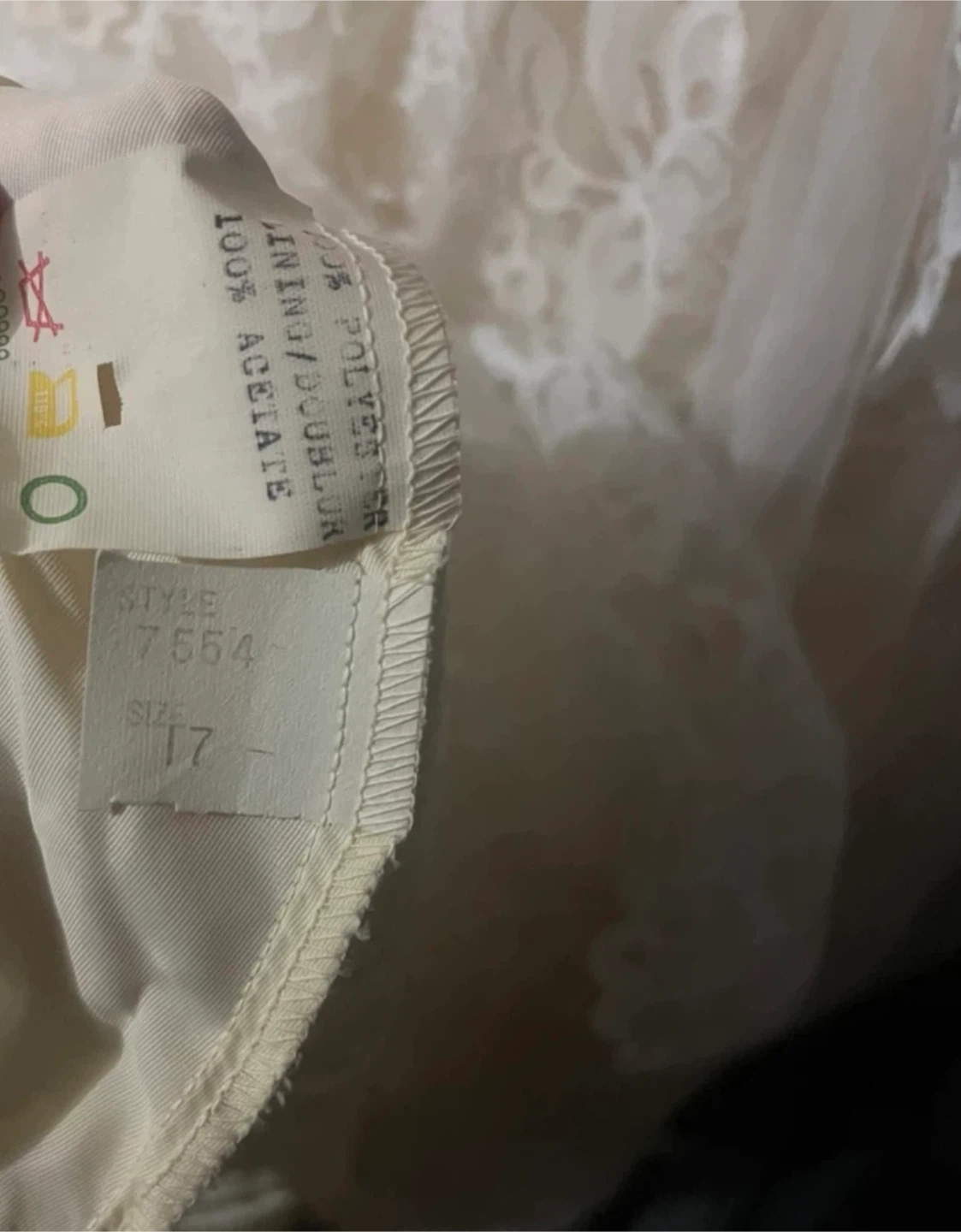 Vintage Style Lace Wedding Dress Size 17 - photo 2