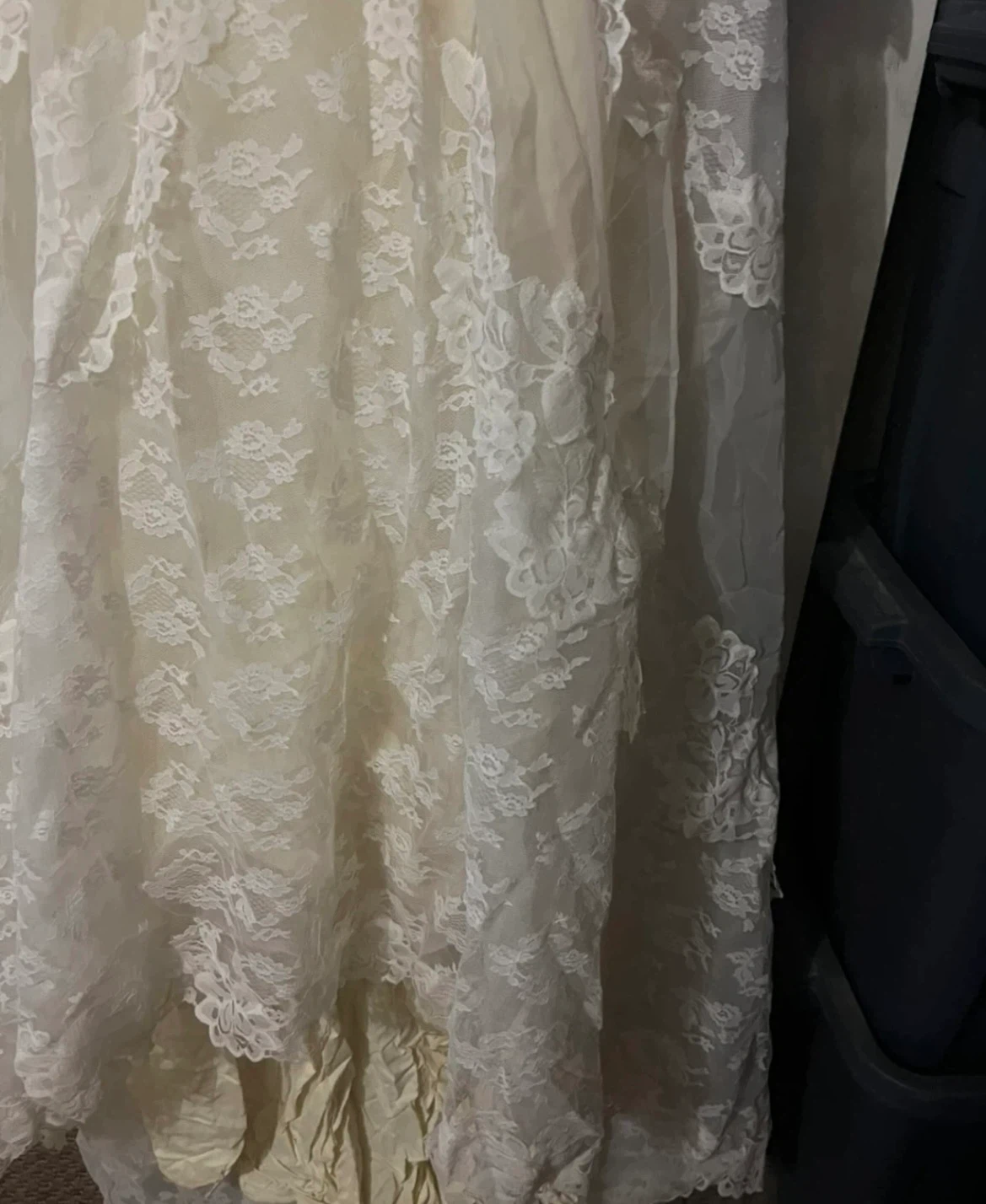 Vintage Style Lace Wedding Dress Size 17 - photo 3