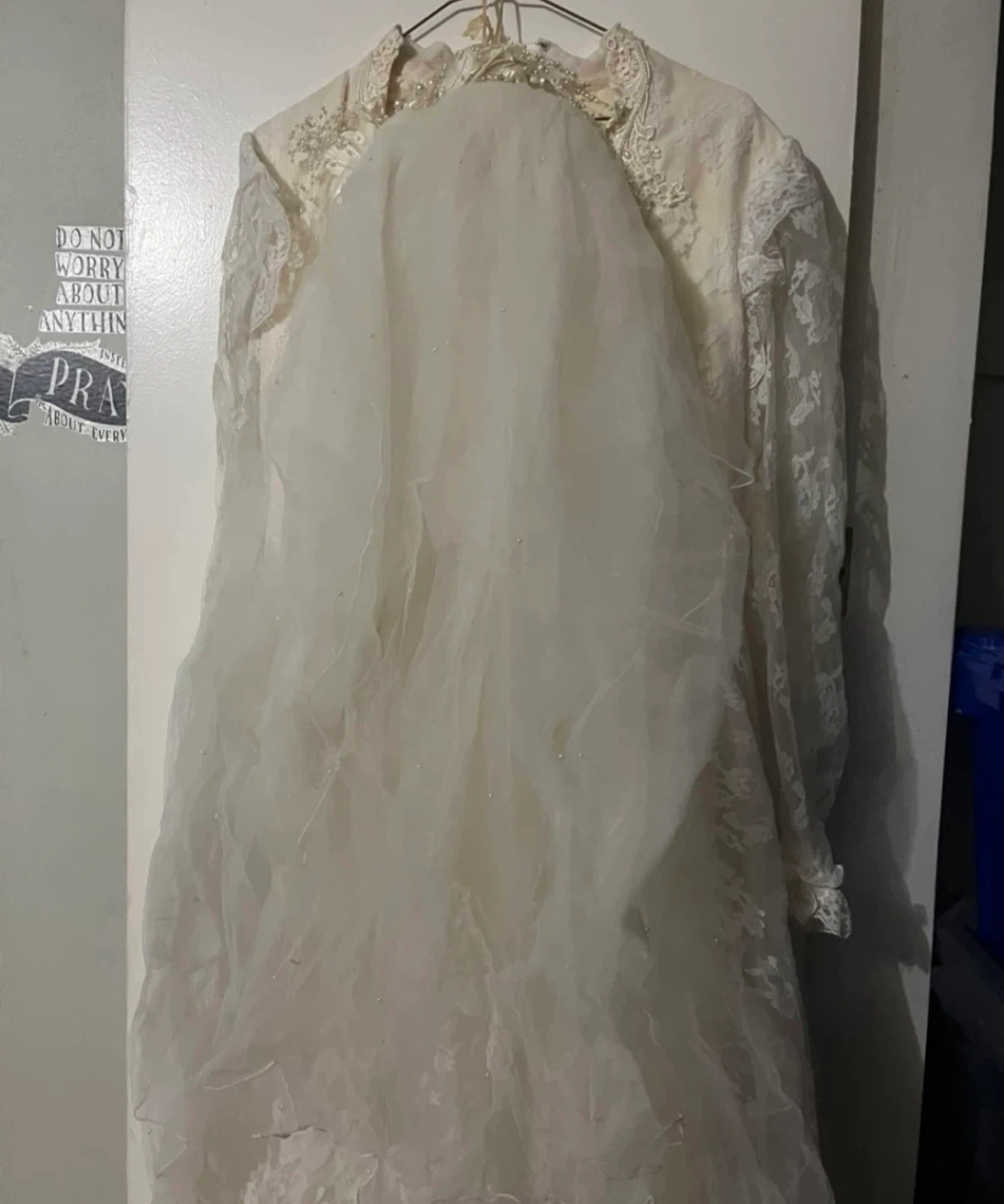 Vintage Style Lace Wedding Dress Size 17 - photo 4