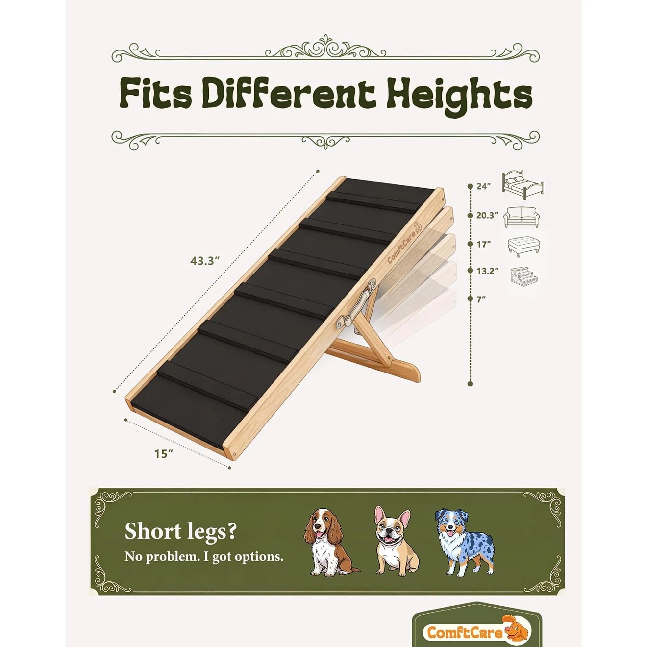ComftCare Adjustable Pet Ramp CDG - photo 5
