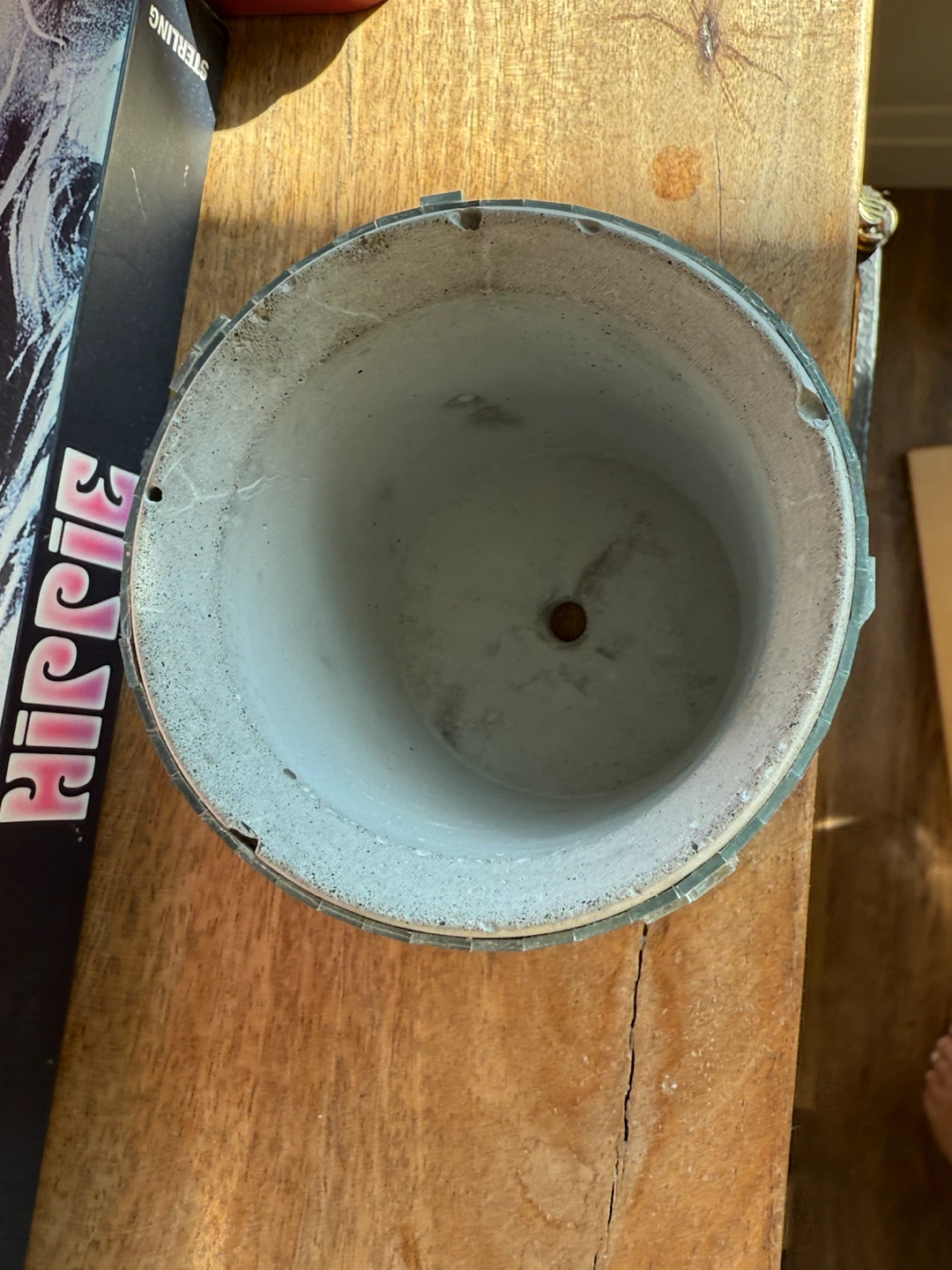 Disco ball concrete planter - photo 2