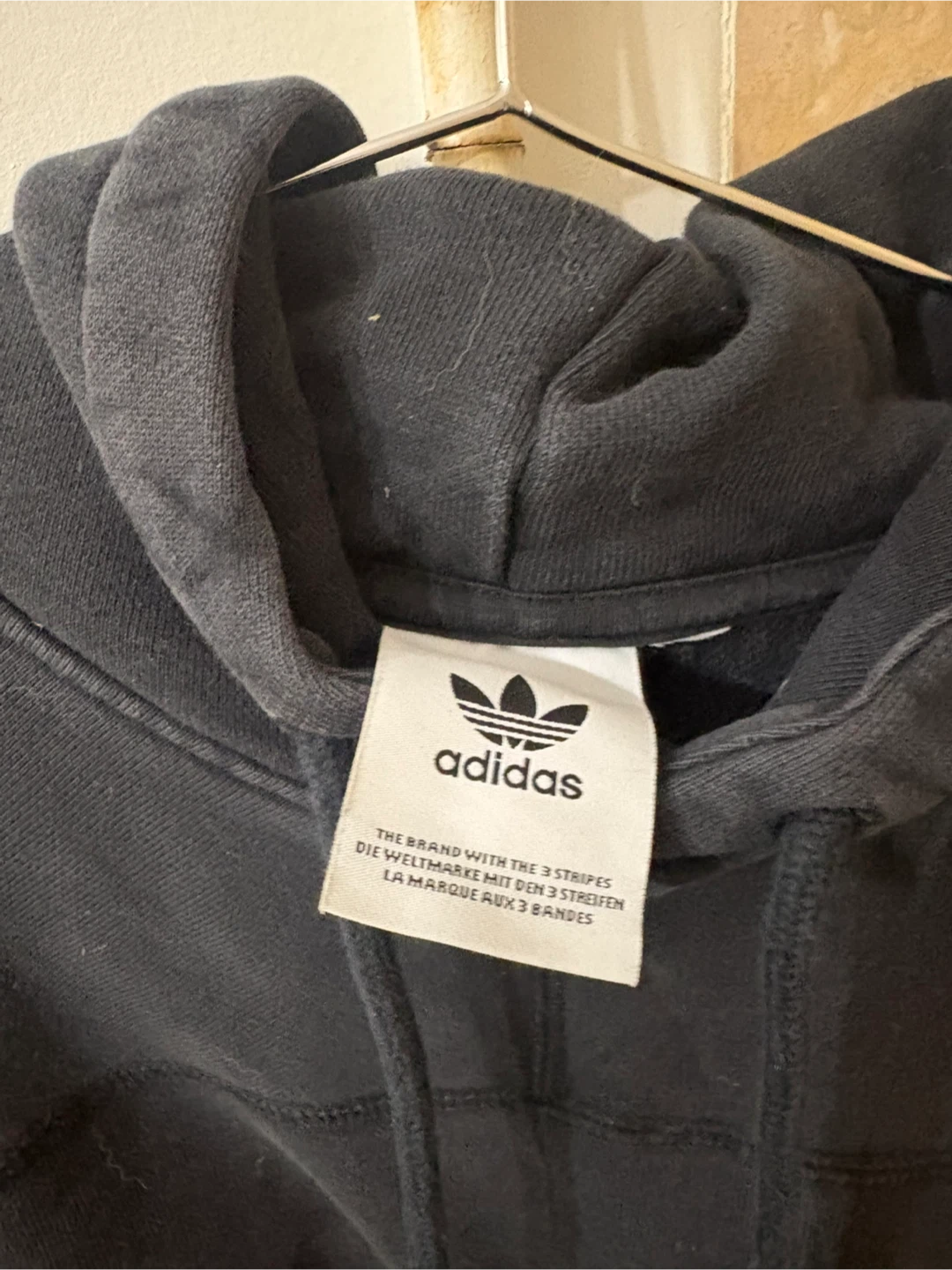 Adidas Originals R.Y.V. Double Big Logo Hoodie Black Men's S - photo 3